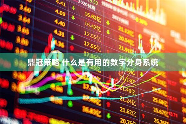 鼎冠策略 什么是有用的数字分身系统