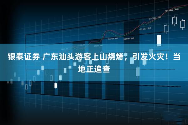 银泰证券 广东汕头游客上山烧烤，引发火灾！当地正追查